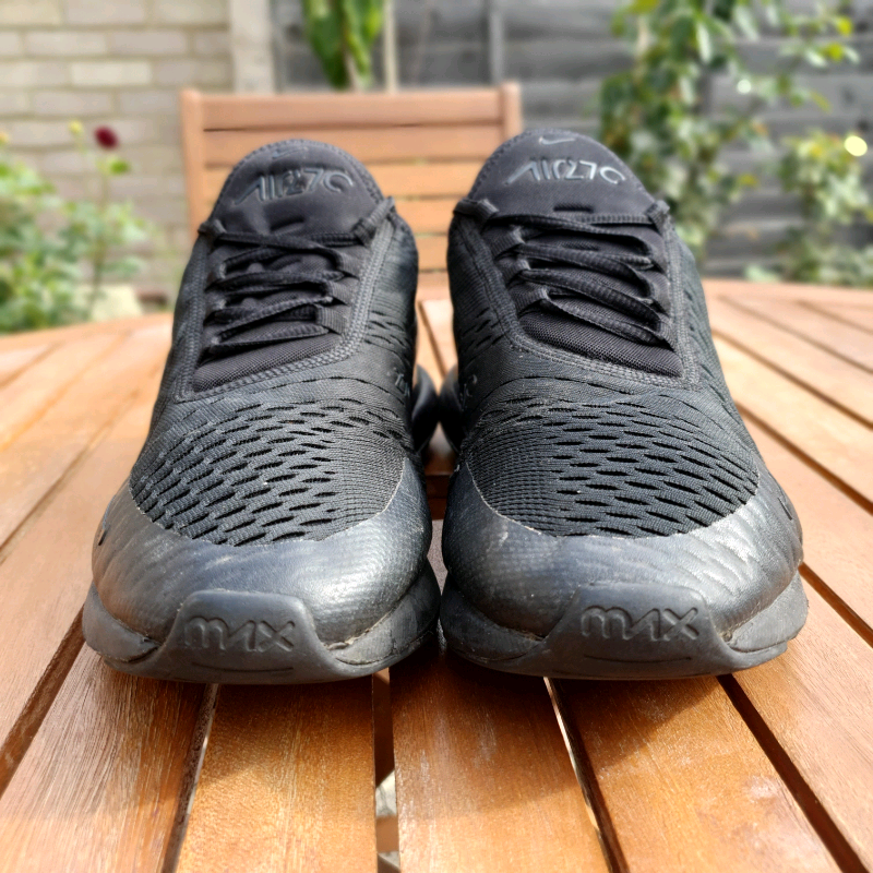 Nike Air Max 270 Triple Black Mens Size 